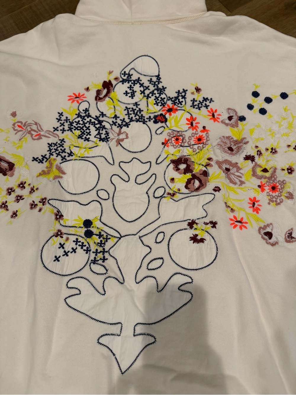NWT FP At My Best Embroidered Hoodie - oversized - Picture 9 of 13